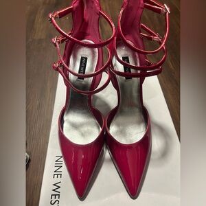 Nine West Dark Pink Heels New in box